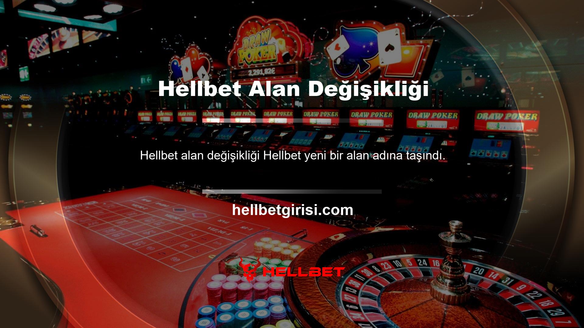 Hellbet casino bölümü, oyun kategorilerinde tanımlanan sistemin casino bölümüne slot oyunları, poker ve farklı özel oyun kategorileri ekliyor